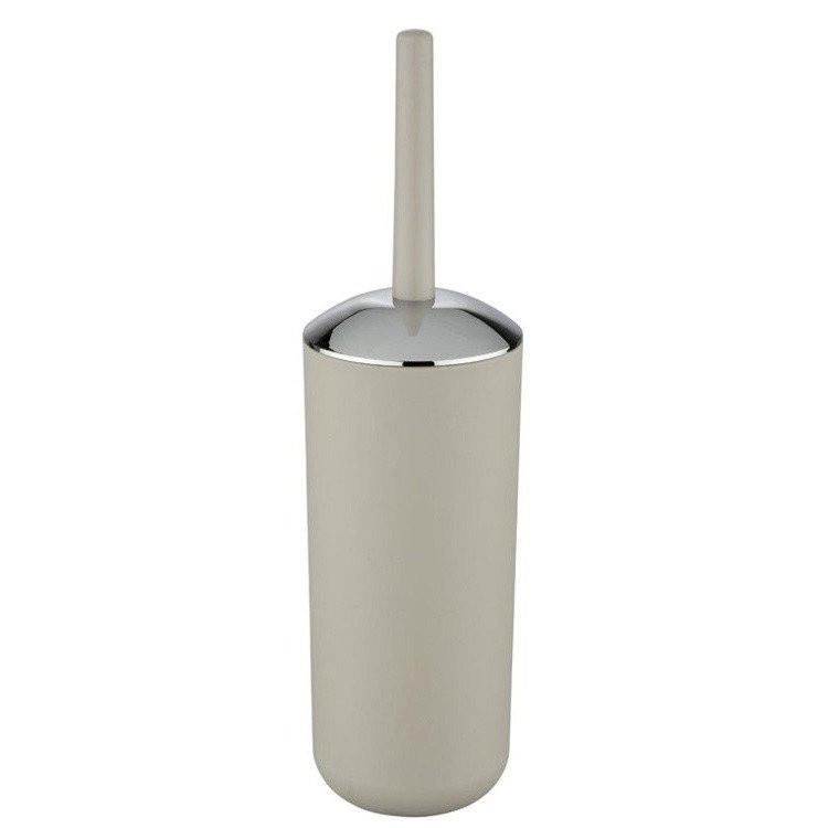 BÜRSTENBEHÄLTER beige + WC-Bürste Brasil 10/10/37 cm - Beige, Kunststoff (10/37/10cm) - Wenko
