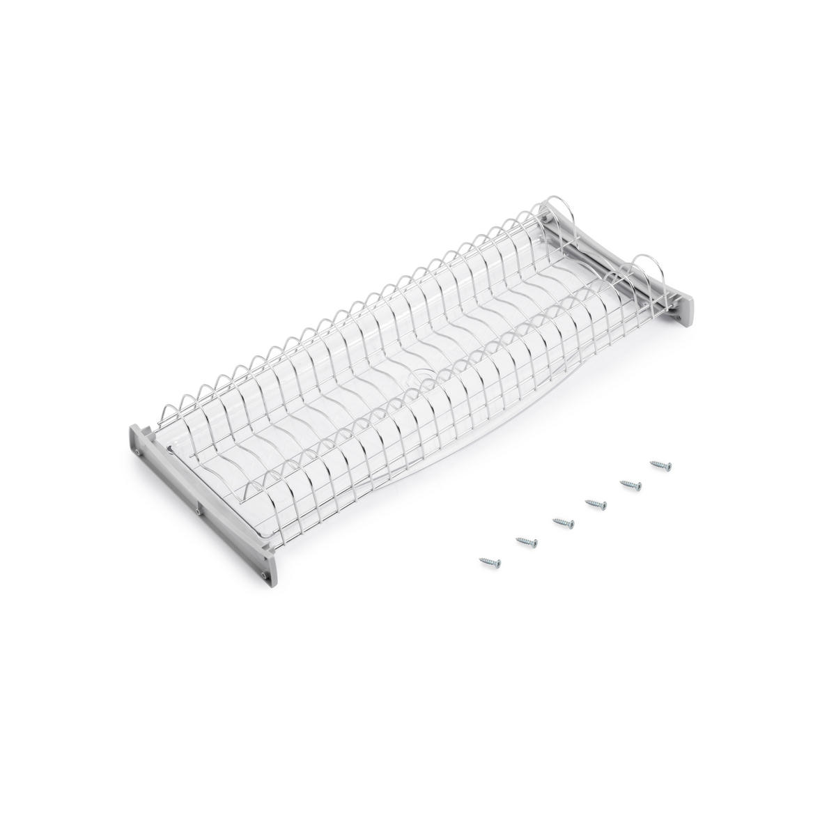 ABTROPFGESTELL Suprastar für hohe Module, 700, Stahl, Verchromt - Chromfarben, Metall (27.2/10/67cm) - EMUCA