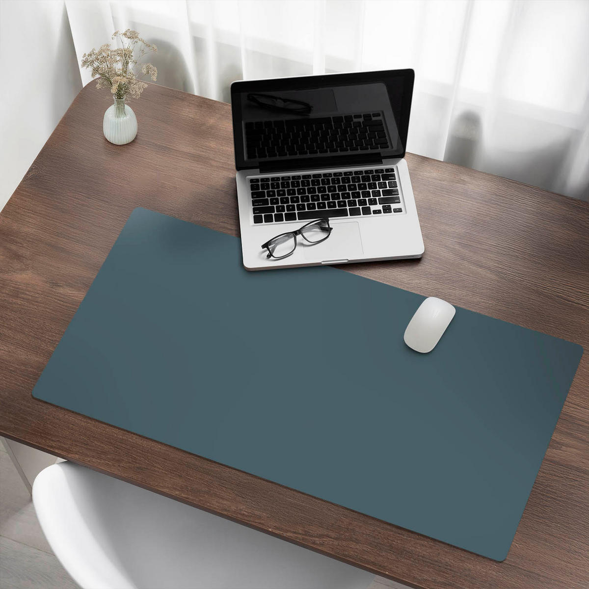 SCHREIBTISCHUNTERLAGE 100x50 cm Türkis - Mintgrün, Kunststoff (100/50/1.6cm) - Wallfluent