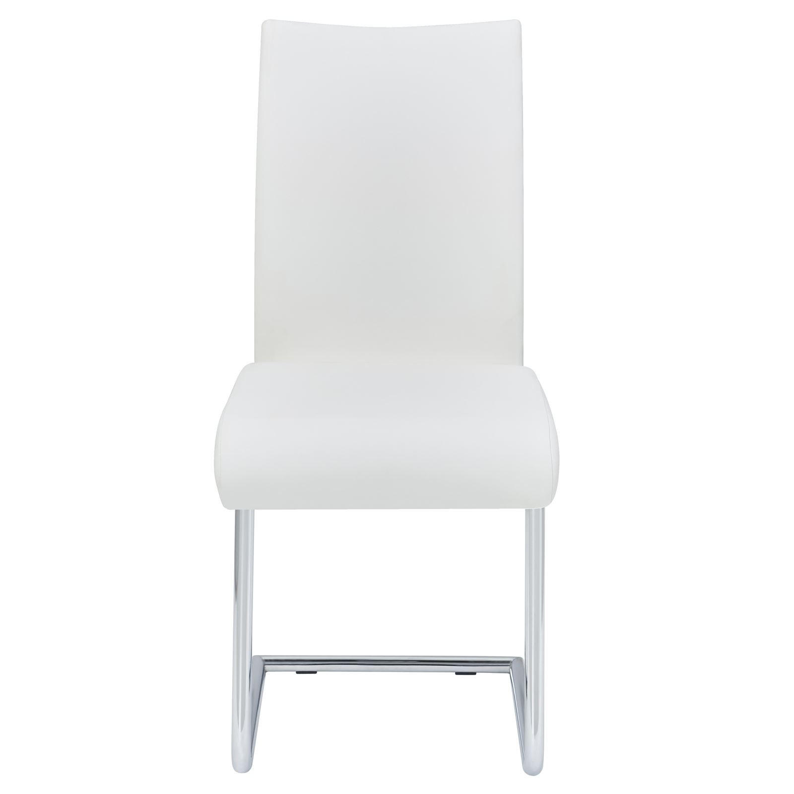 ESSZIMMERSTUHL ALADINO 4ER-SET - Weiß, Textil/Metall (43/94/56cm) - IDIMEX