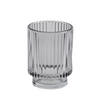 ZAHNPUTZBECHER Ryflos Grau - Grau, Glas (7/9.7/7cm) - home&you