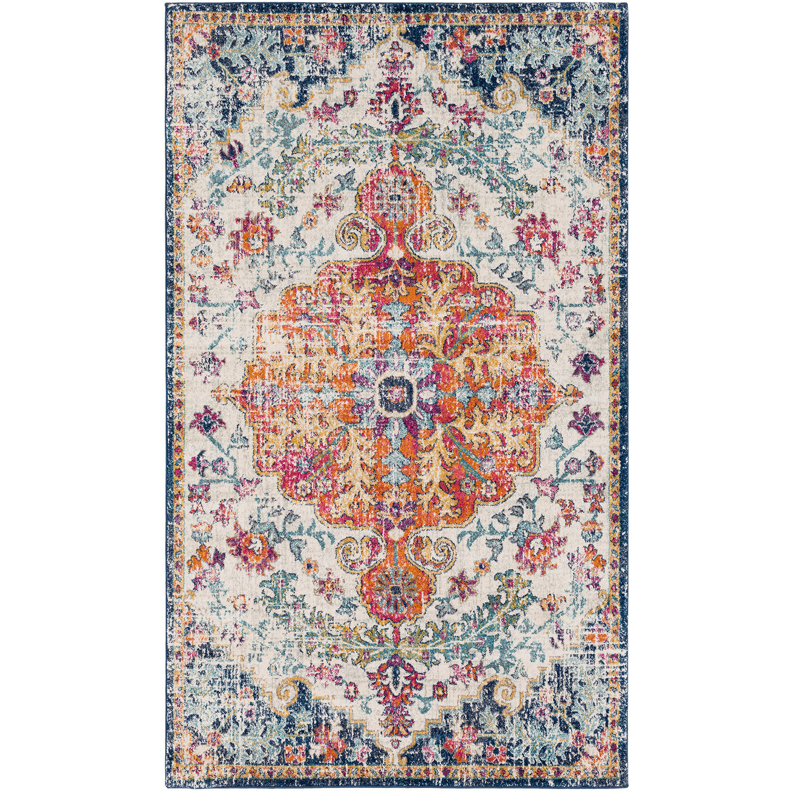 Livabliss Vintage-Teppich Dunkelorange 80x150 cm