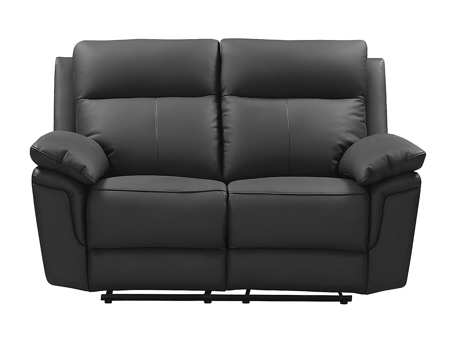 Vente-Unique Relaxsofa Schwarz 153x102x92 cm