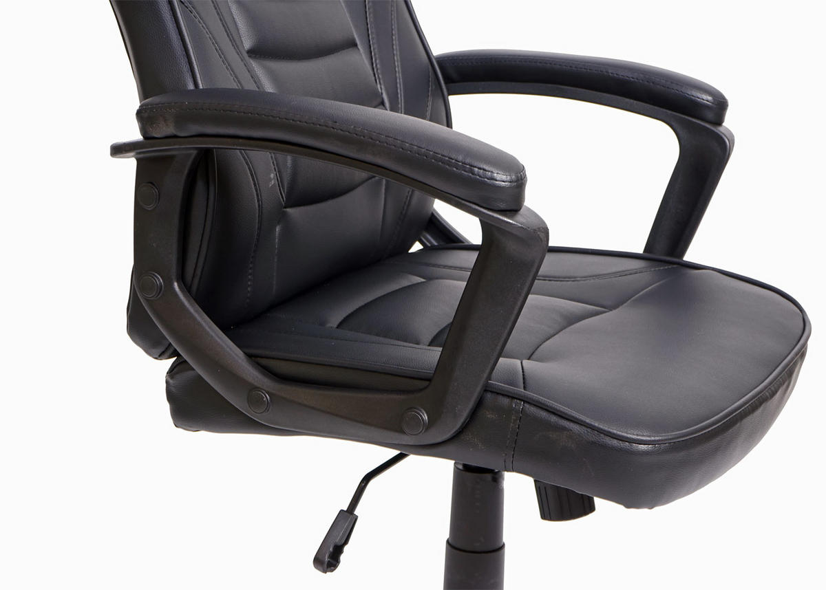 BÜROSTUHL Schwarz - Schwarz, Textil (63/119/64cm) - MCW