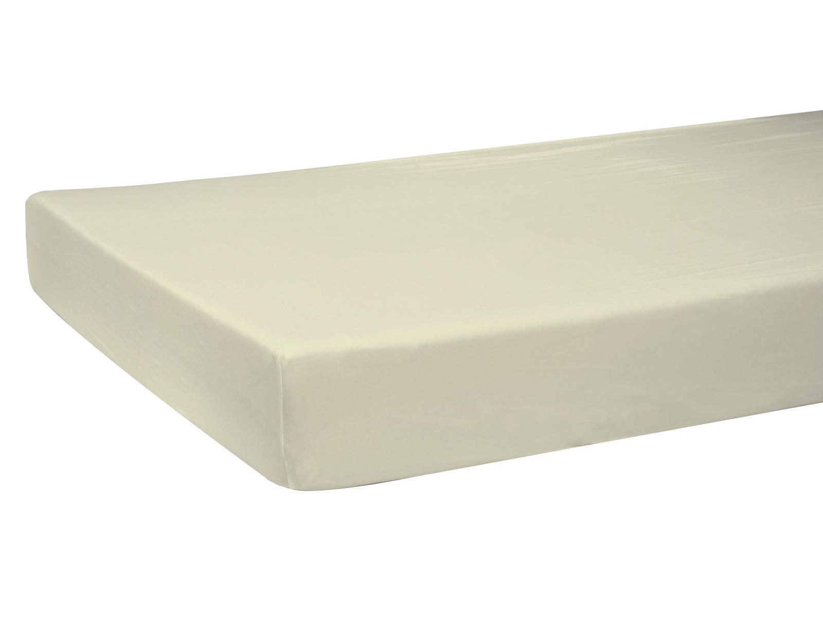 BABY-SPANNBETTLAKEN BasicSoft Baumwoll-Jersey mit Elasthan saatpearl-beige 40/90 cm - Beige, Textil (40/90cm) - beties Heimtextil