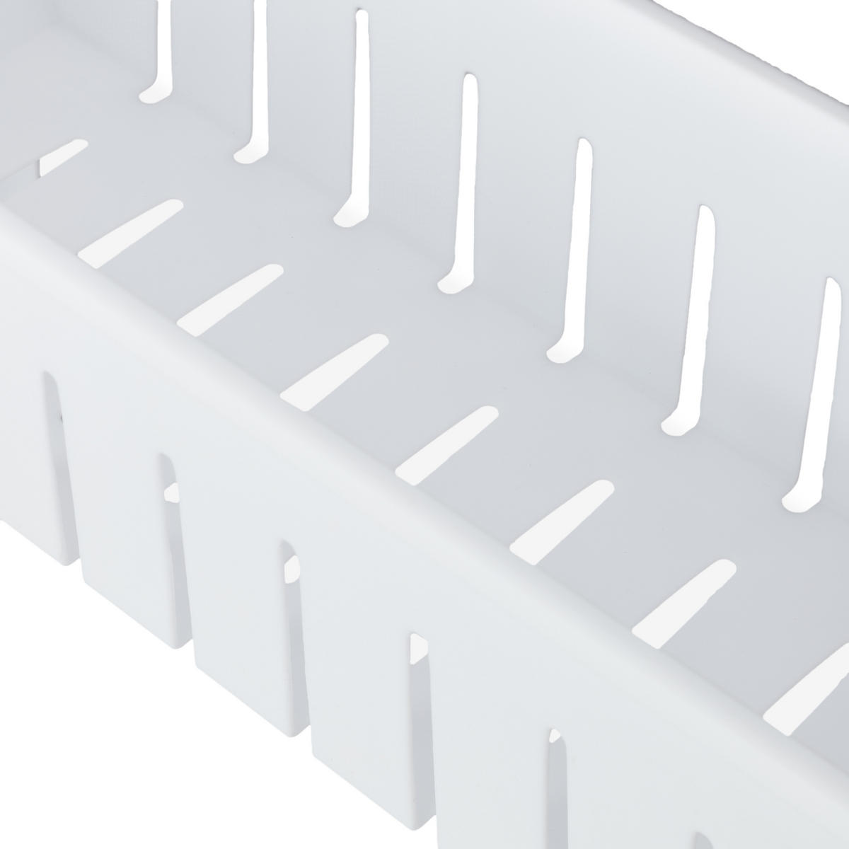 NÁBYTOK do nicher - biela, plast (12.5/101/54cm) - Relaxdays