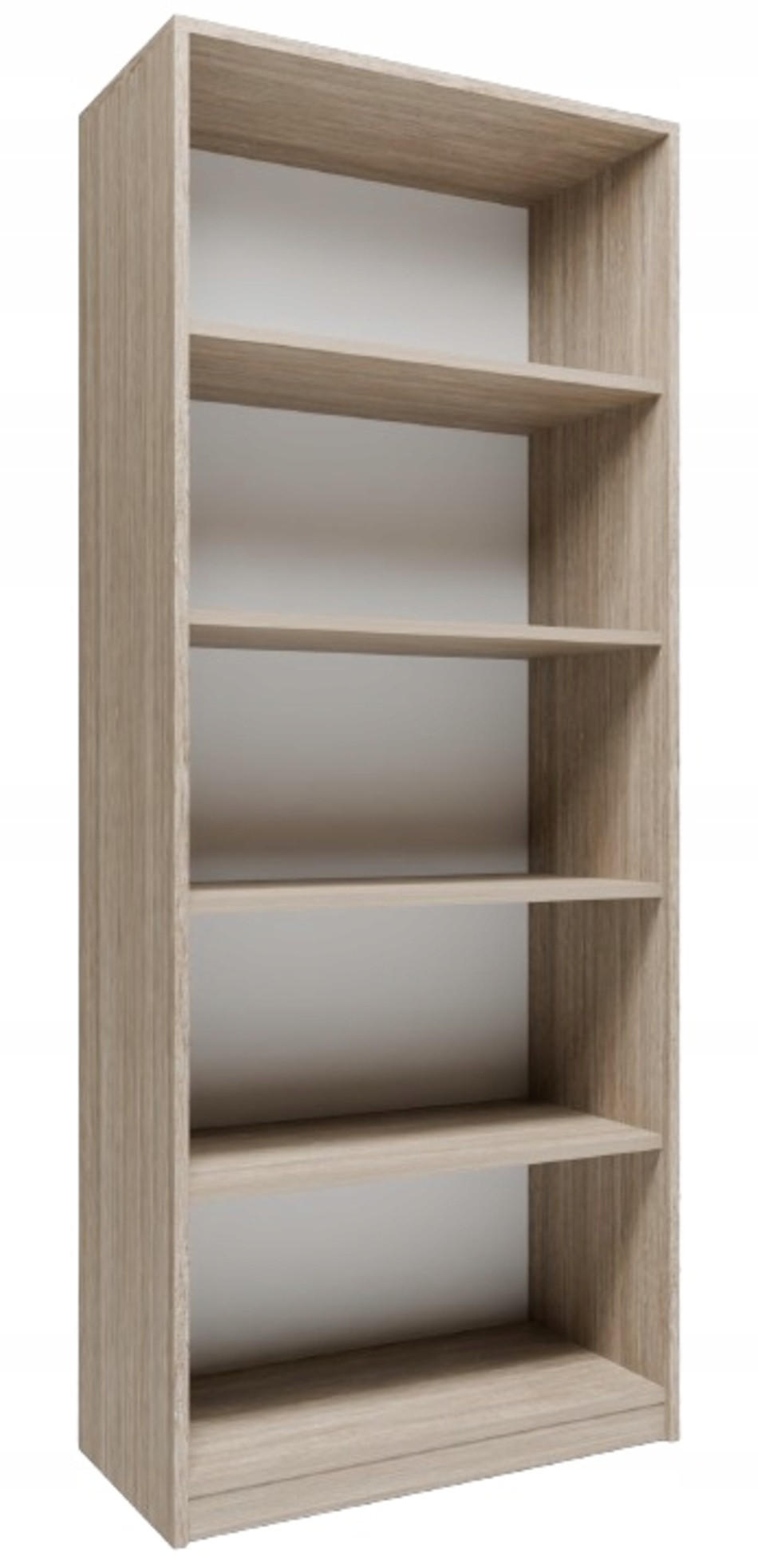 BÜCHERREGAL R6 Sonoma Eiche 74/35/180 cm - Sonoma Eiche, Holzwerkstoff (74/180/35cm) - Matkam Möbel