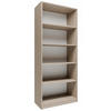 BÜCHERREGAL R6 Sonoma Eiche 74/35/180 cm - Sonoma Eiche, Holzwerkstoff (74/180/35cm) - Matkam Möbel