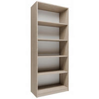 BÜCHERREGAL R6 Sonoma Eiche 74/35/180 cm - Sonoma Eiche, Holzwerkstoff (74/180/35cm) - Matkam Möbel