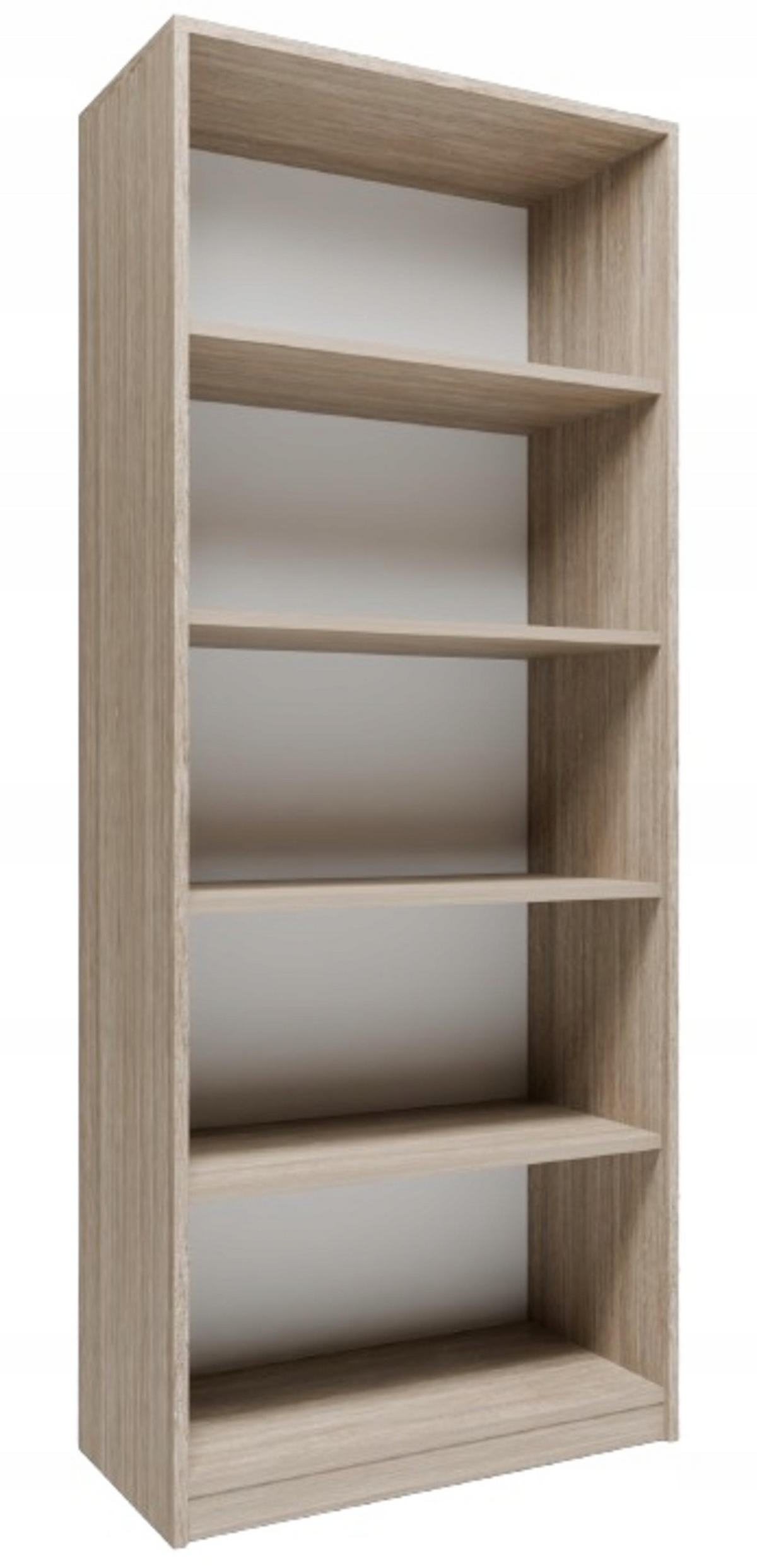 BÜCHERREGAL R6 Sonoma Eiche 74/35/180 cm - Sonoma Eiche, Holzwerkstoff (74/180/35cm) - Matkam Möbel