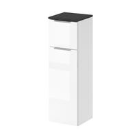 MIDISCHRANK Otis Weiß Hochglanz 30 x 95 cm - Weiß Hochglanz/Weiß, Holzwerkstoff (30/95/30cm) - Vicco