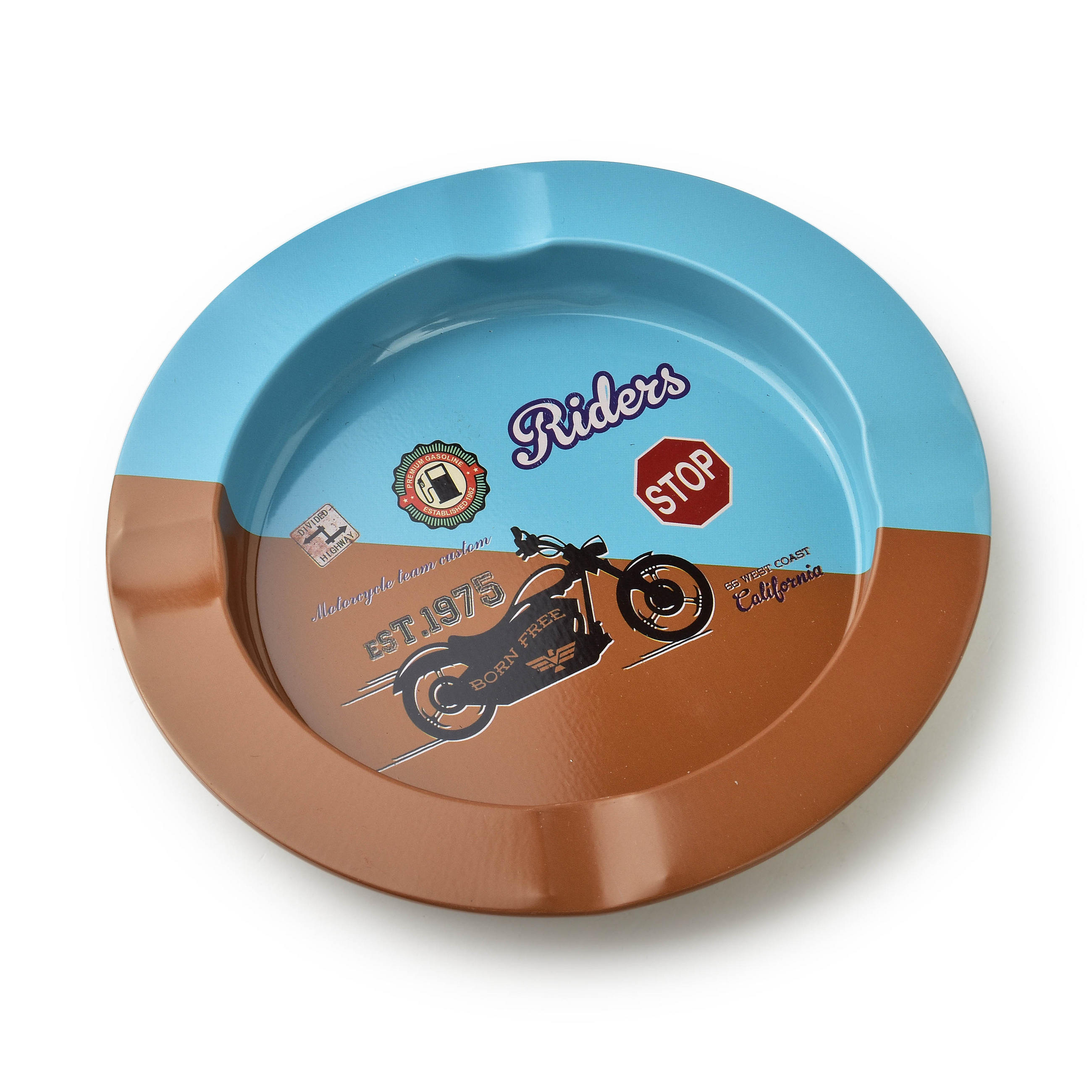 ASCHENBECHER Ashley Blau 13.5/13.5/1.5 cm Metall - Hellblau, Metall (13.5cm) - Mondex