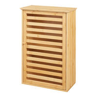 BAD-HÄNGESCHRANK Järfälla - Naturfarben, Holz (37/54.5/16cm) - [en.casa]