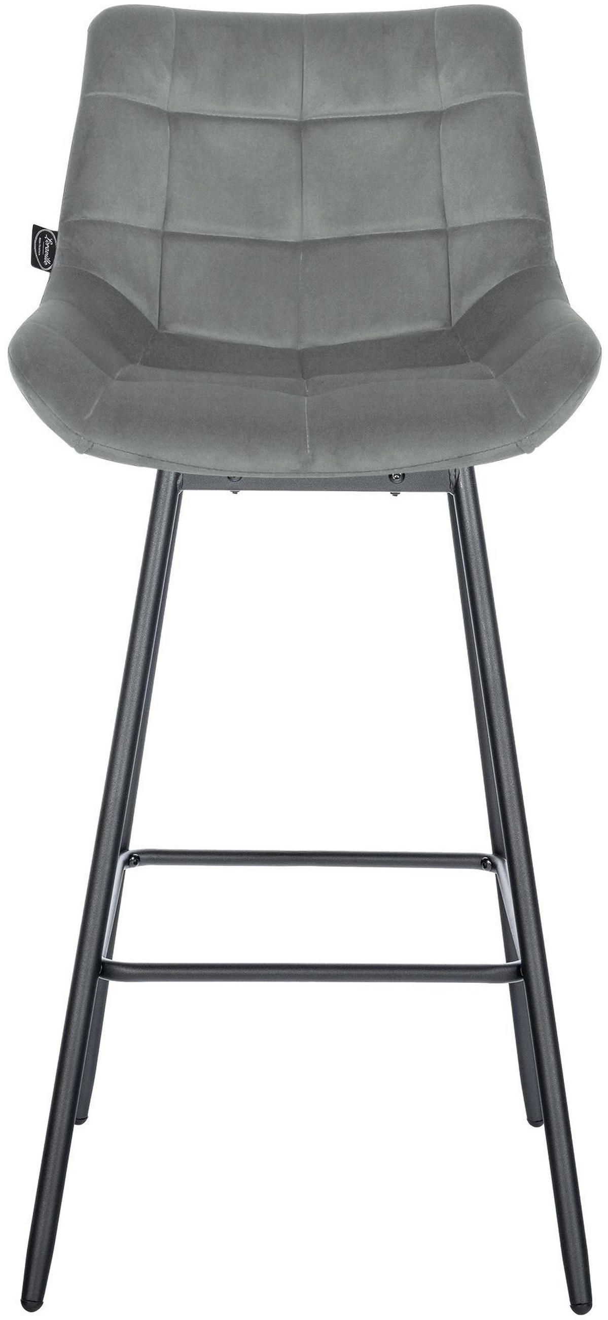 BARHOCKER Weston schwenkbar 105x49x56 cm grau - Grau, Metall (49/105/56cm) - furnicato
