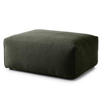 POLSTERHOCKER - Schwarz/Grau, Textil (81/38/100cm) - home24