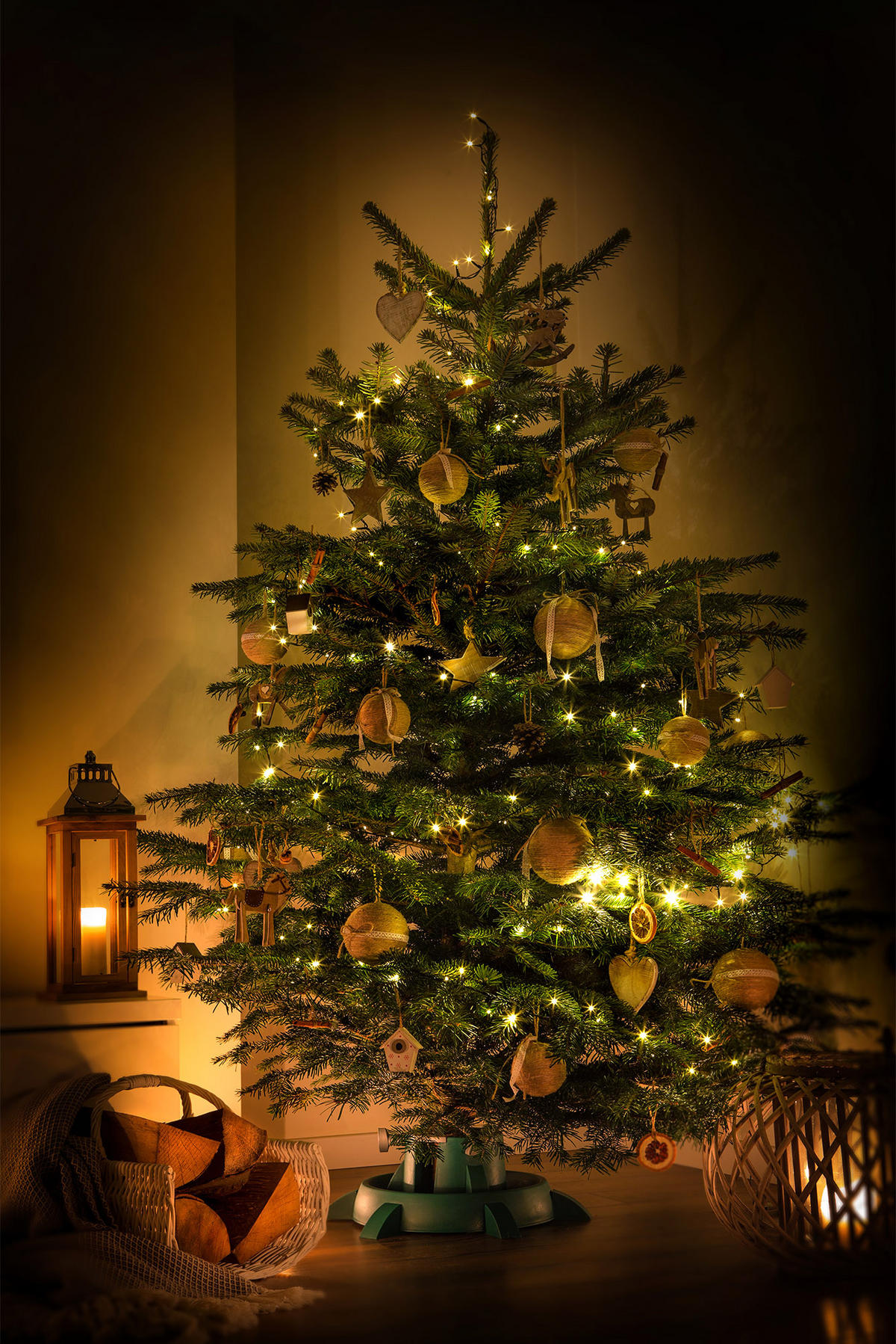 KADAX Weihnachtsbaumständer Weihnachtsbaumständer Baum bis 3 m - Silberfarben/Grau, Kunststoff (15cm) - KADAX