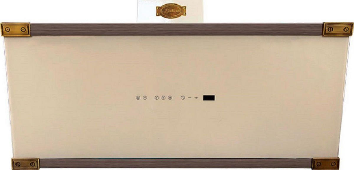 DUNSTABZUGSHAUBE AT 9445 ElfAD Eco 90 cm Elfenbein - Creme, Glas (90/75.5/37.5cm) - Kaiser Küchengeräte