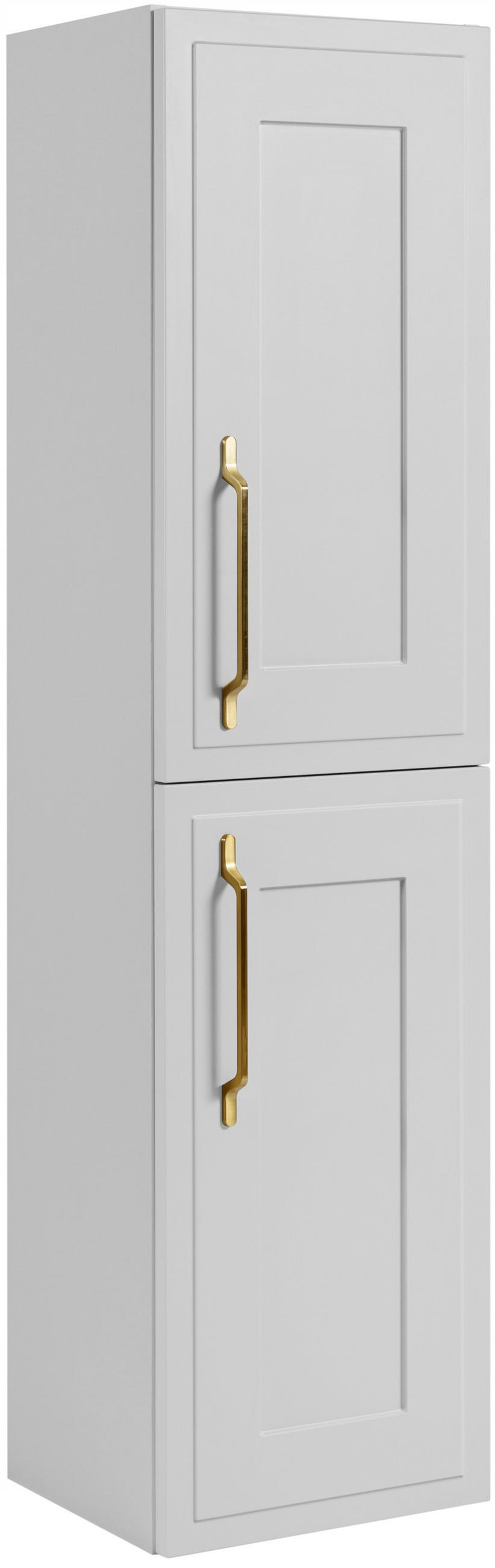 WASCHBECKUNTERSCHRANK + HÄNGESÄULE CLASSIC 60cm Mattwitte - Weiß, Holzwerkstoff (60/58/46cm) - Rodan