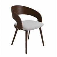 STUHL Braun 105 Gepolstert Mit Holzgestell 52x47x48 cm - Multicolor, Holzwerkstoff (52/48/47cm) - Sepro Meble