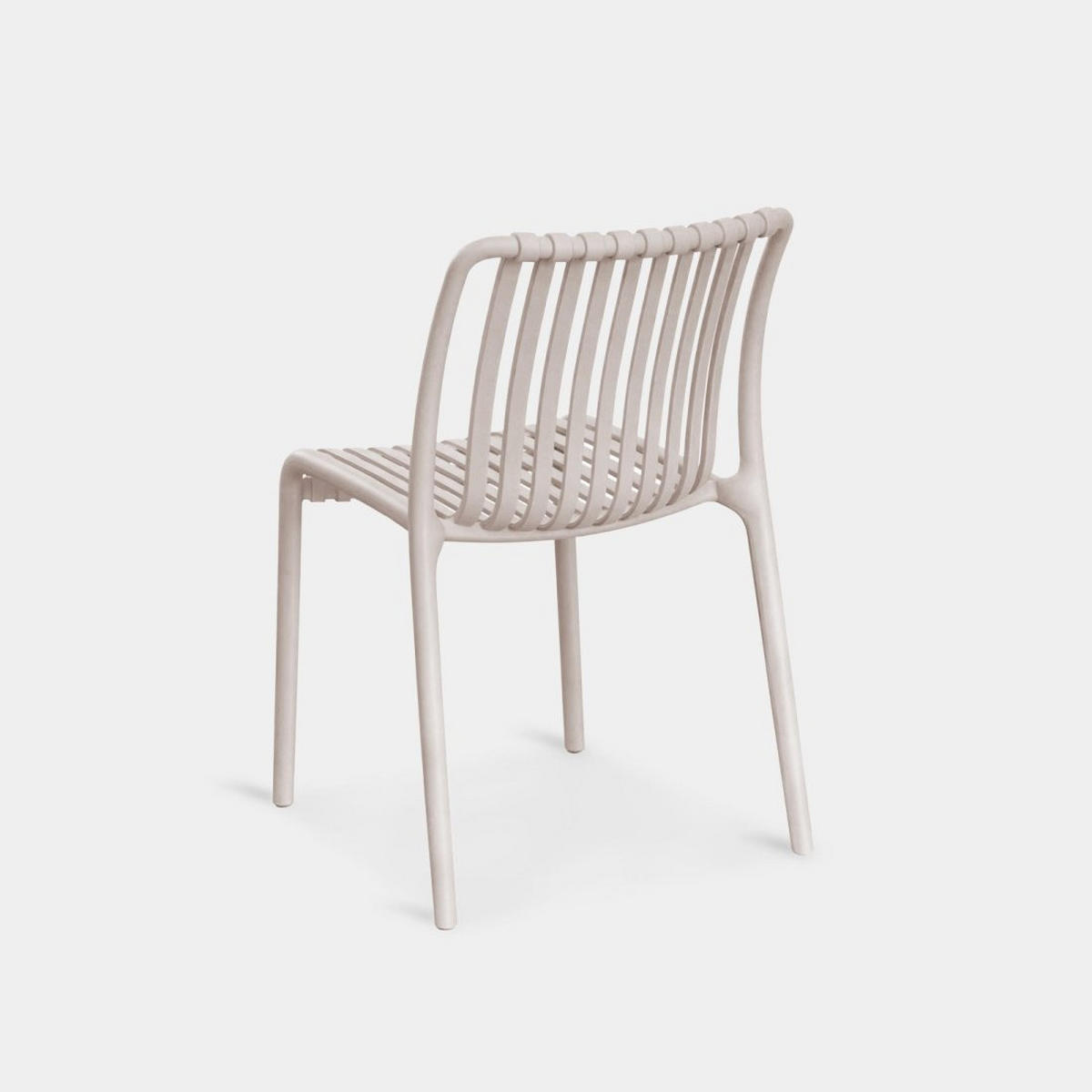 GARTENSTUHL Ollie Beige 45 cm x 78 cm 4er-Set - Beige, Kunststoff (45/78/62cm) - Klast Home