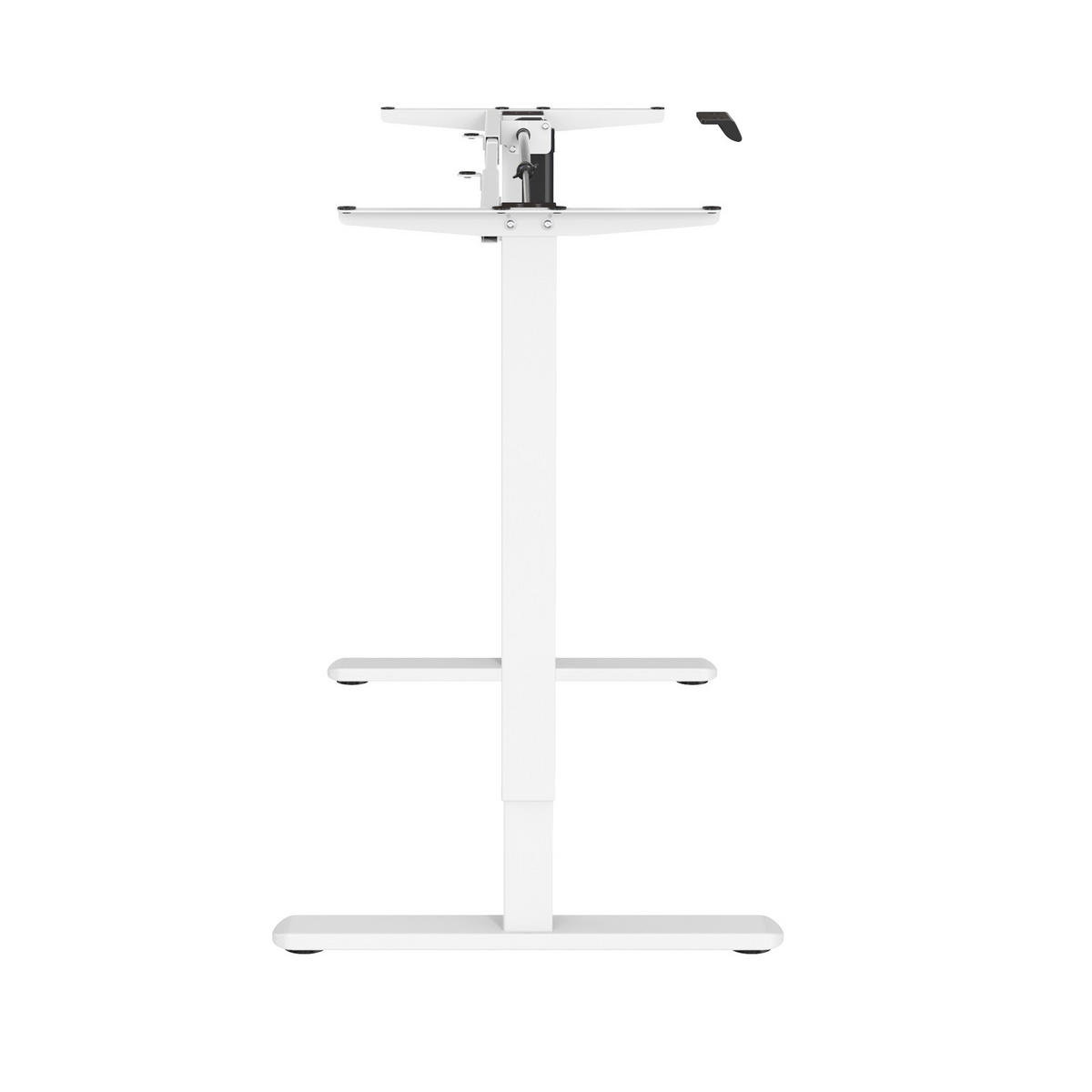 SCHREIBTISCHGESTELL Jiri weiß - Weiß, Metall (58.5/135/118cm) - SVITA