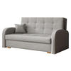 SCHLAFSOFA Viva Gold III - Hellgrau/Braun, Holz/Textil (153/85/98cm) - MIRJAN24