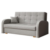 SCHLAFSOFA Viva Gold III - Hellgrau/Braun, Holz/Textil (153/85/98cm) - MIRJAN24