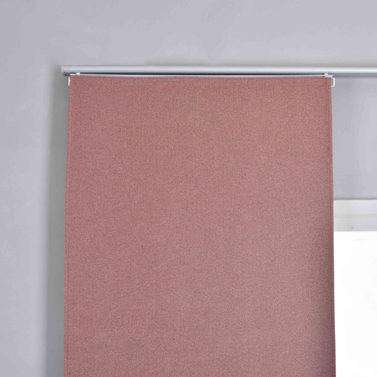 SCHIEBEVORHANG 2ER SET »München Dark« HxB 245x60 cm Altrosa - Altrosa, Textil (60/245cm) - Gardinenbox