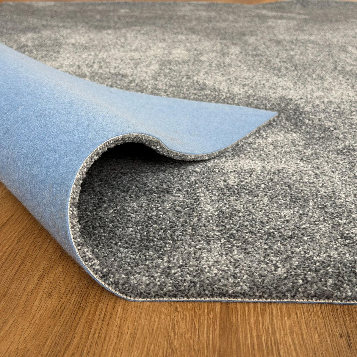TEPPICHBODEN Levanto 100/100 cm - Grau, Kunststoff (100/100/1cm) - Steffensmeier