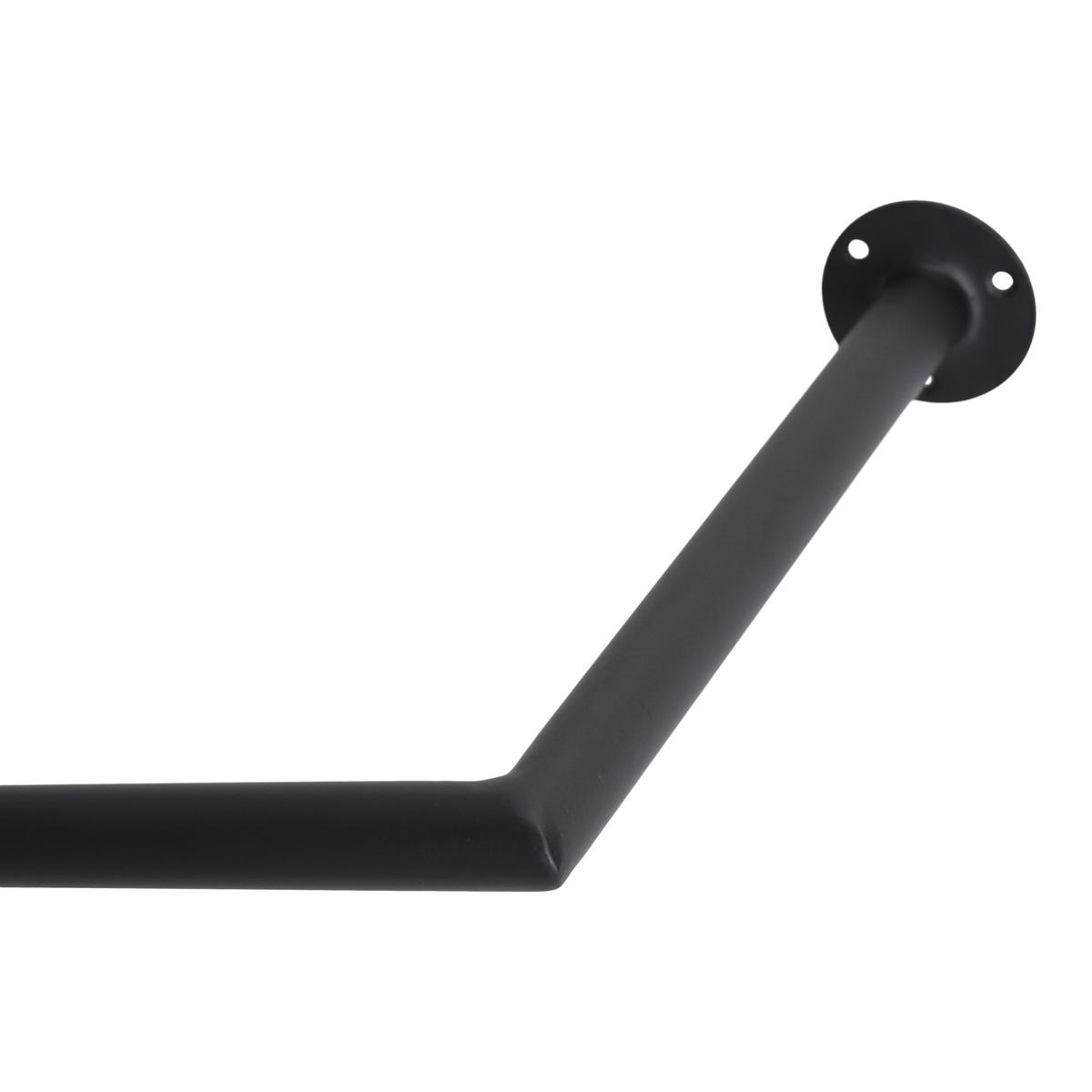 KLEIDERABLAGE Kyra Schwarz - Schwarz, Metall (90/2/30cm) - LOFT42