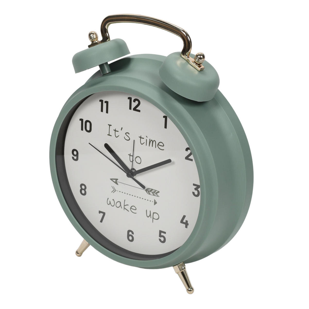 KINDERWECKER im klassischen Stil 24/7,3/30 cm - Grün, Kunststoff (7.3/30/24cm) - Home Styling Collection