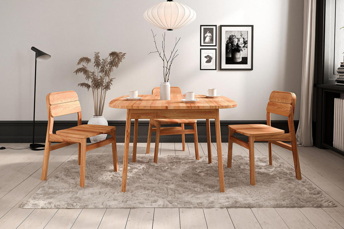 ESSTISCH PAUL 100 x 150 Kernbuche - Kernbuche, Holz (150/100/77cm) - byoak