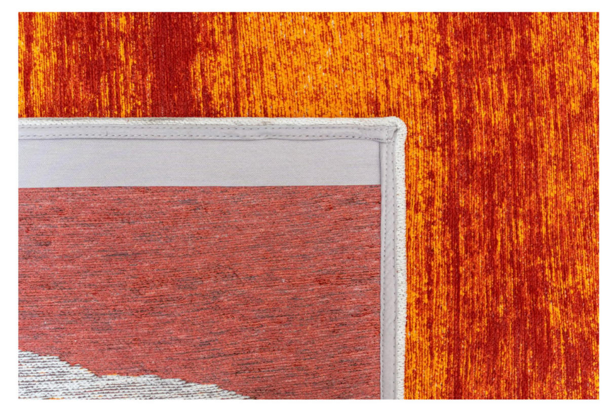TEPPICH modern Flachgewebe BROOM Orange 280 x 390 cm - Orange, Textil (280/390cm) - Novatrend