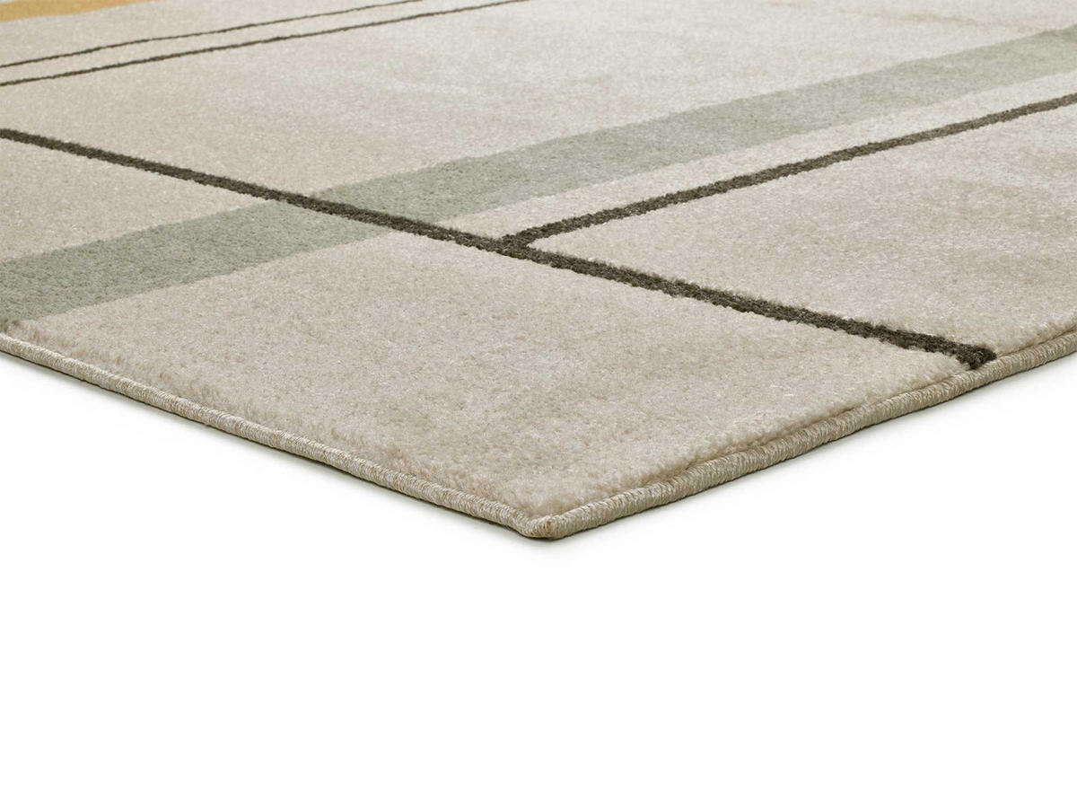WEBTEPPICH im skandinavischen Stil Beige Domus 120/170 cm - Beige/Multicolor, Naturmaterialien/Textil (120/170cm) - Atticgo