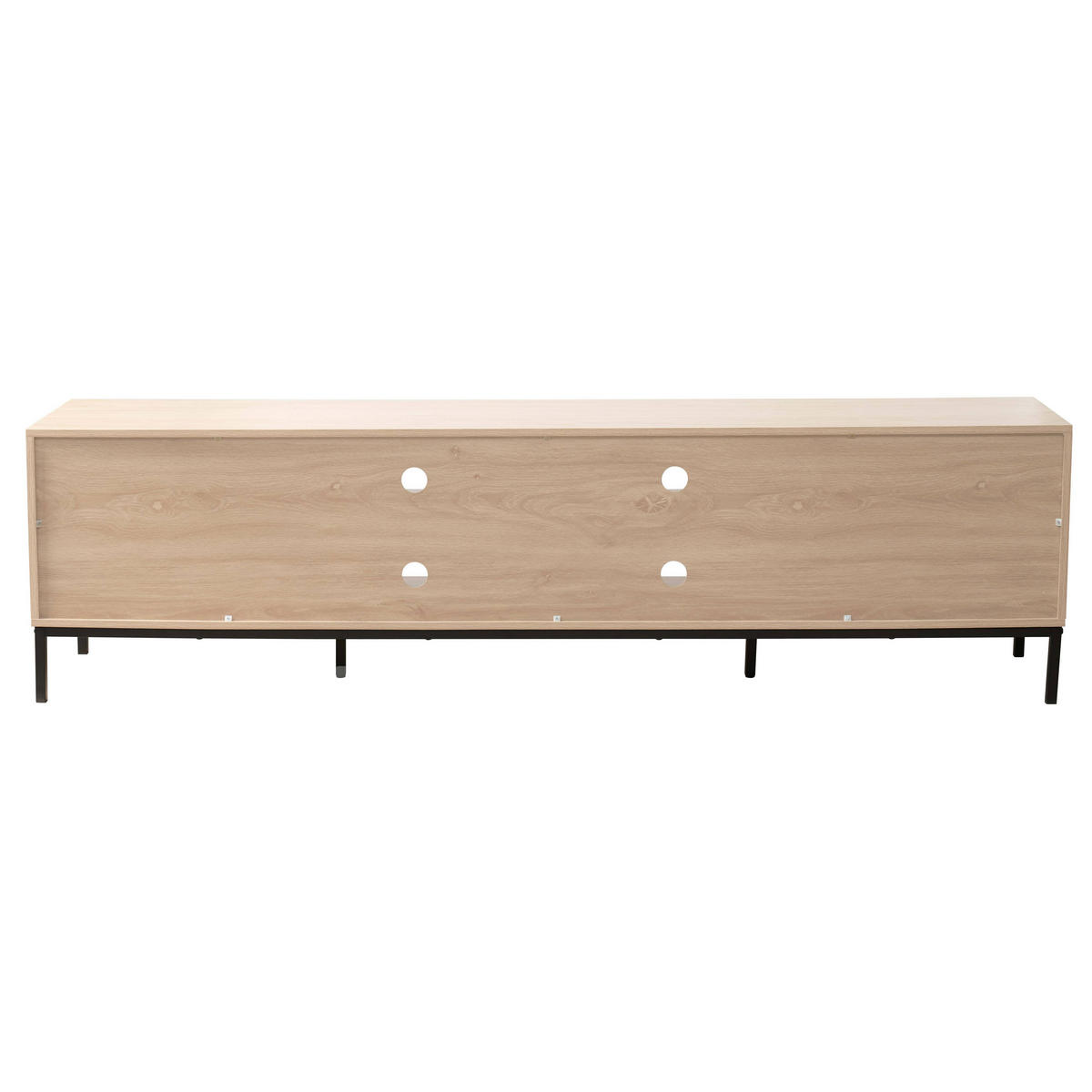 TV-SCHRANK, helles Holzeffekt - Beige, Holz (40/54/200cm) - Oviala