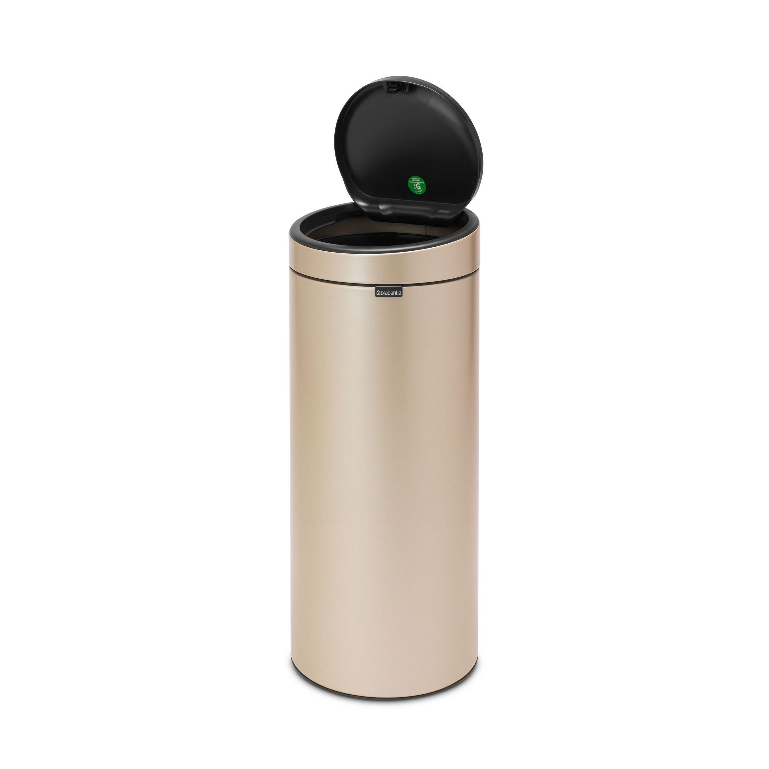ABFALLEIMER Touch bin New, Metallic Gold, 30 L - Goldfarben, Metall (32.8/76/32.8cm) - Brabantia