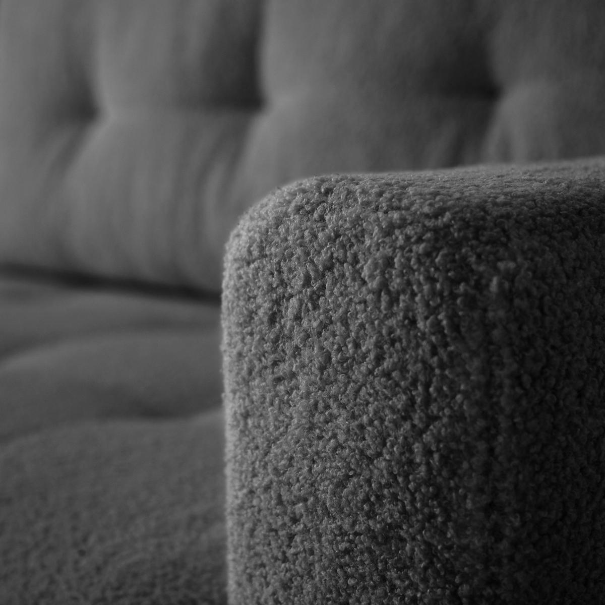 ECKSOFA Viola in L-Form, grau, Lammfelloptik, 261 x 143 cm mit Schlaffunktion und Bettkasten - Grau, Textil (261/143cm) - Margaret Hadas24
