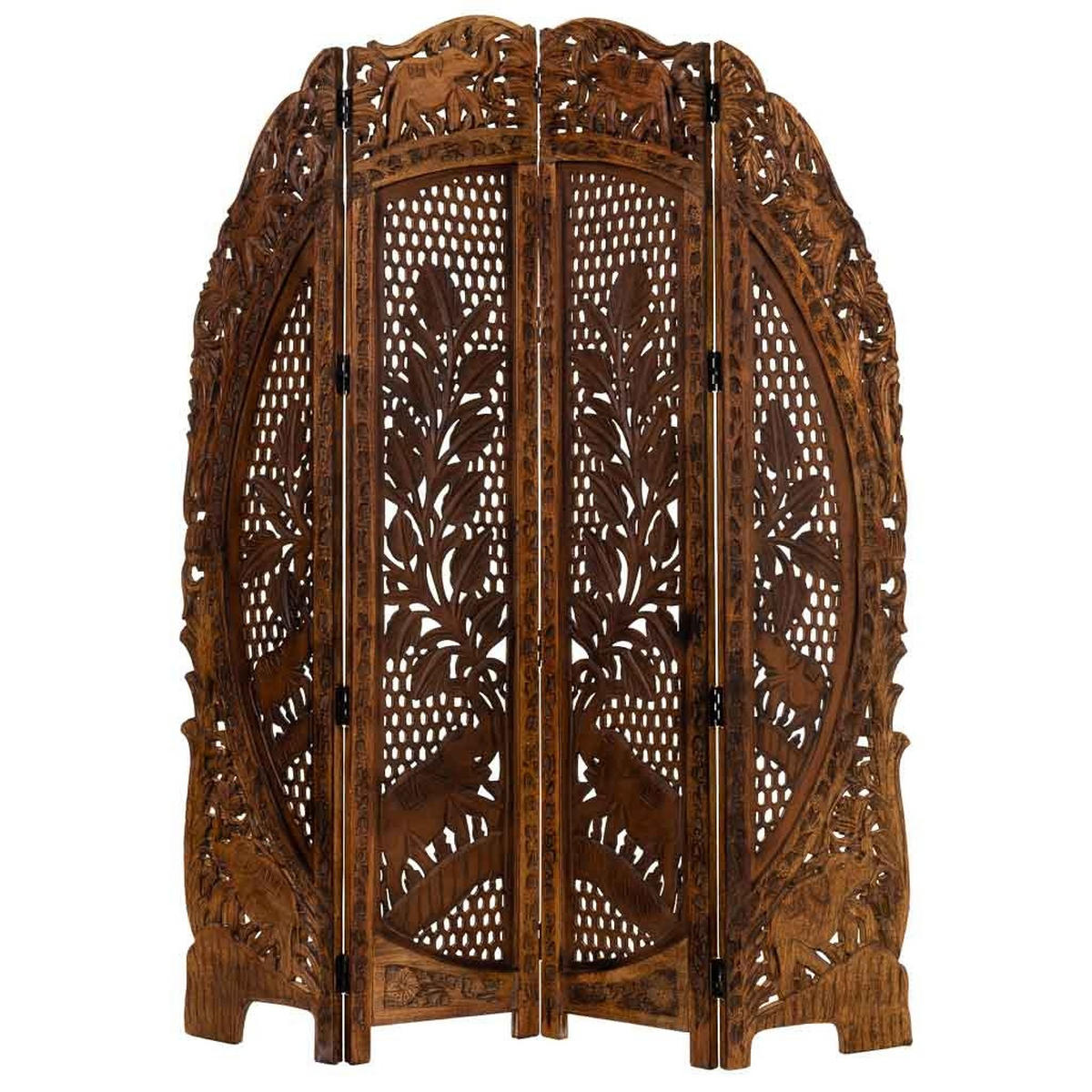 PARAVENT aus Holz, braun, 3x180cm - Braun, Holz (153/180/2.5cm) - Wanderlust