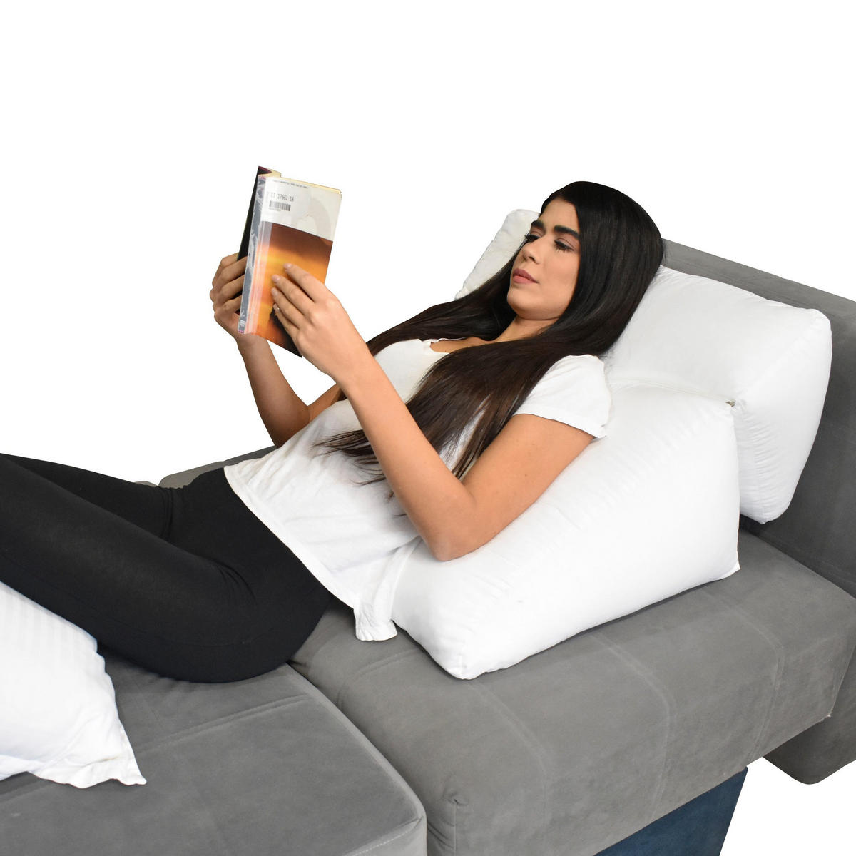 MULTIKISSEN 10in1, 2-tlg - Weiß, Textil (30/60cm) - JEKATEX