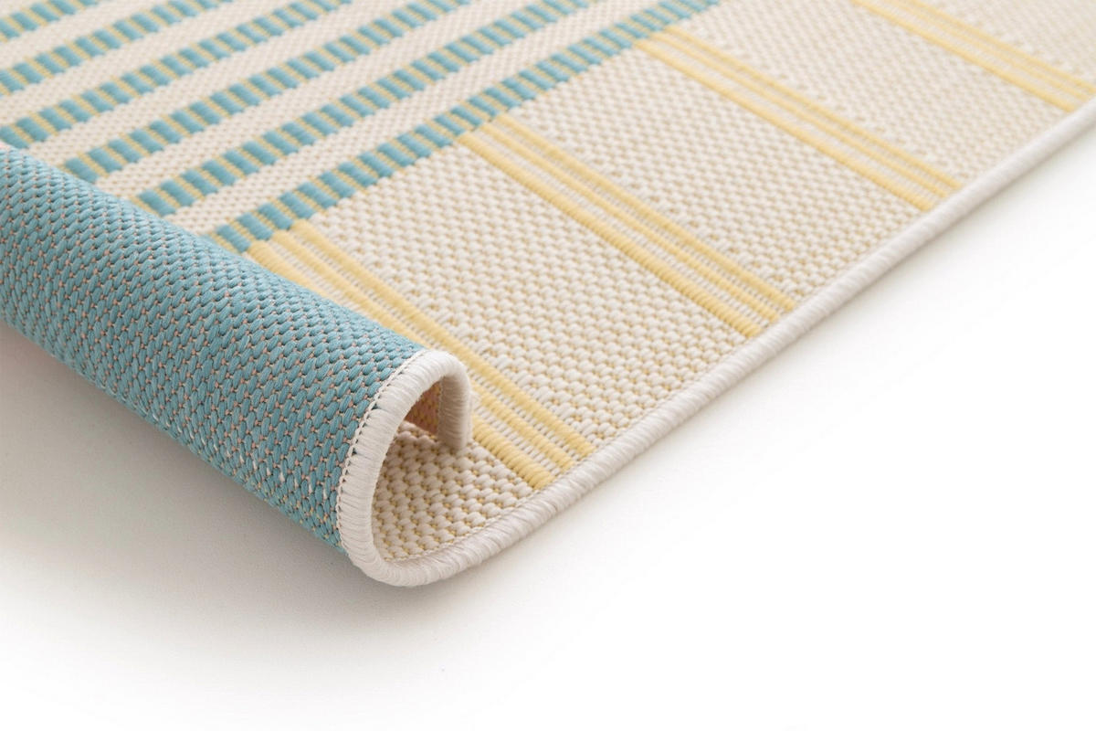 BUNTER Teppich für Innen- und Außenbereich gelb - Gelb, Textil (200/290cm) - AFK Living