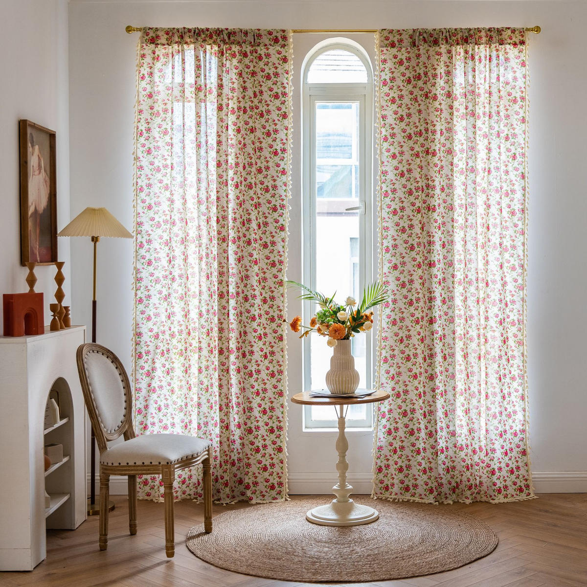 VORHÄNGE – 160 cm hoch x 132 cm breit – zweiteilig - Multicolor, Textil (35/30cm)