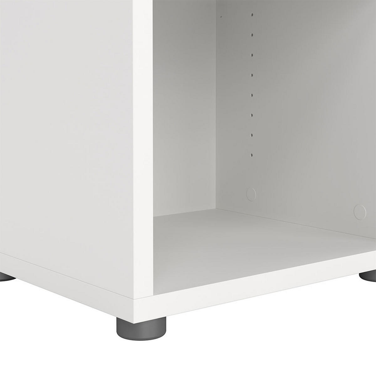 REGAL, Prima, Weiß, Holzwerkstoff, 48 x 40 x 114 cm - Weiß, Holzwerkstoff (48/114/40cm) - ebuy24