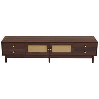 TV-MÖBEL Palermo Braun 180/35/44 cm - Braun, Holzwerkstoff (180/44/35cm) - PANGIVO