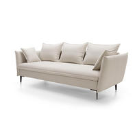 SOFA GLOSS Beige 237x105x90 cm - Beige, Textil (237/90/105cm) - FURNLUX