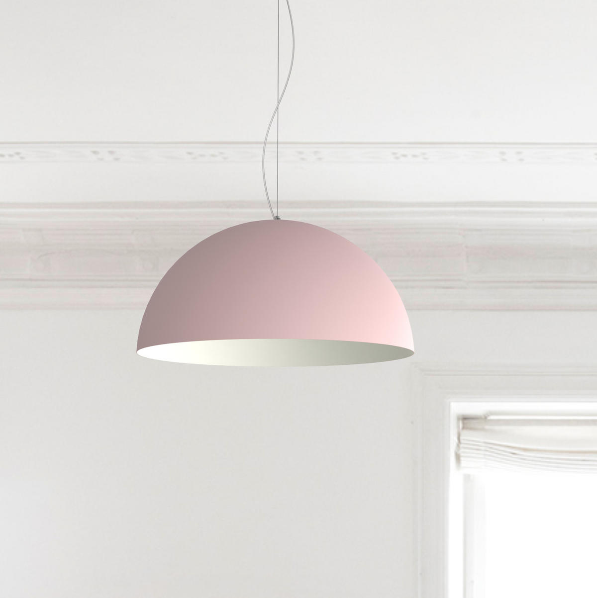 HÄNGELEUCHTE - Weiß, Metall (60/60/30cm) - Lumicom