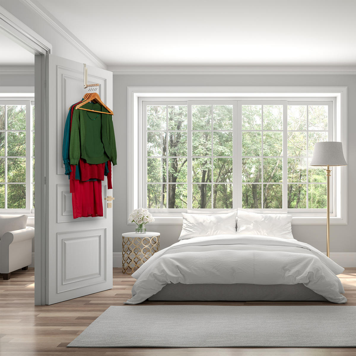 KLAPPHAKEN - Multicolor, Holz/Metall (2.5/21/18cm) - Relaxdays