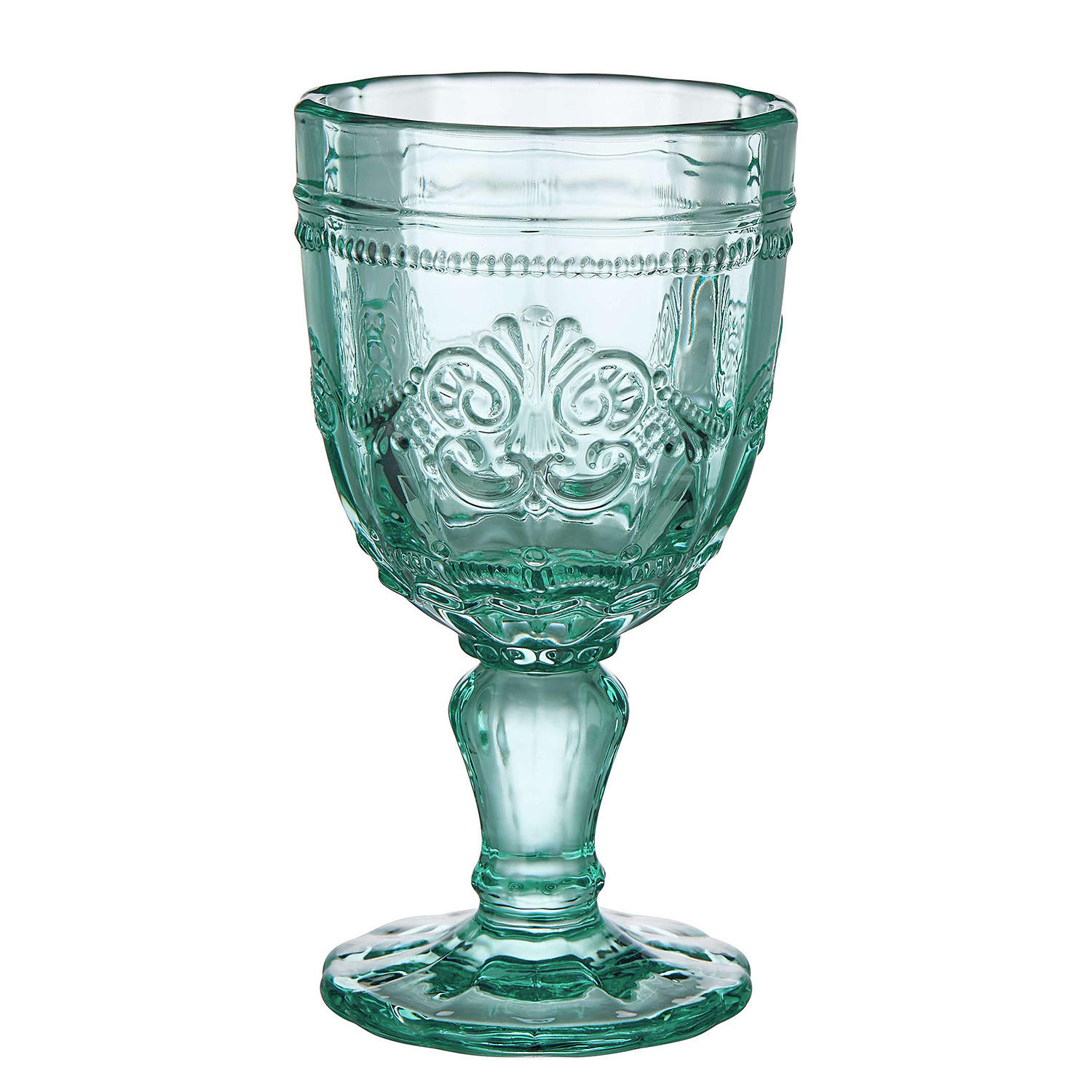WEINGLAS (6er Set) Victorian - Mintgrün, Glas (0.23L) - Butlers