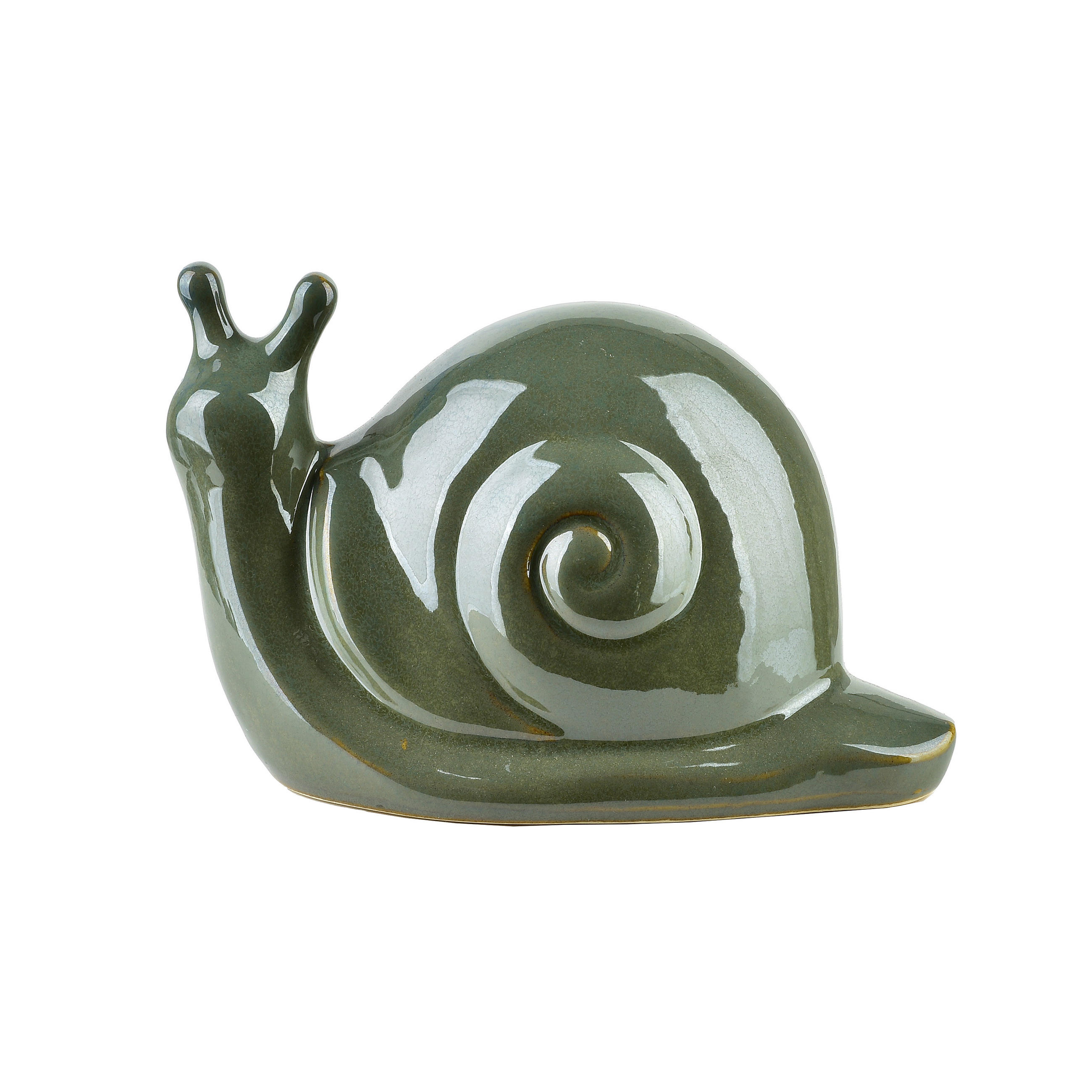 DEKOFIGUR Mave Green Grün 19x11x11cm Keramik - Grün, Keramik (12/12/20cm) - Mondex