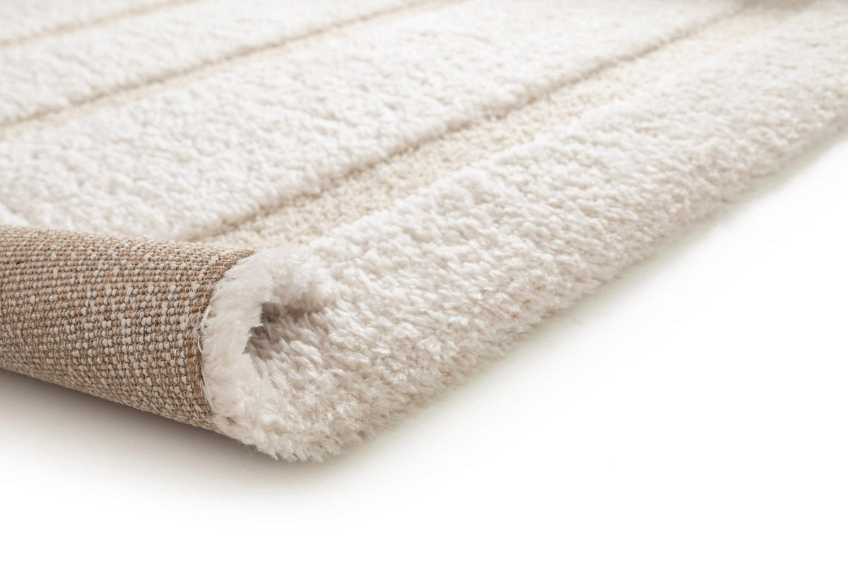 TEPPICH ultrafein aus recycelten Fasern beige - Beige, Textil (160/230cm) - AFK Living