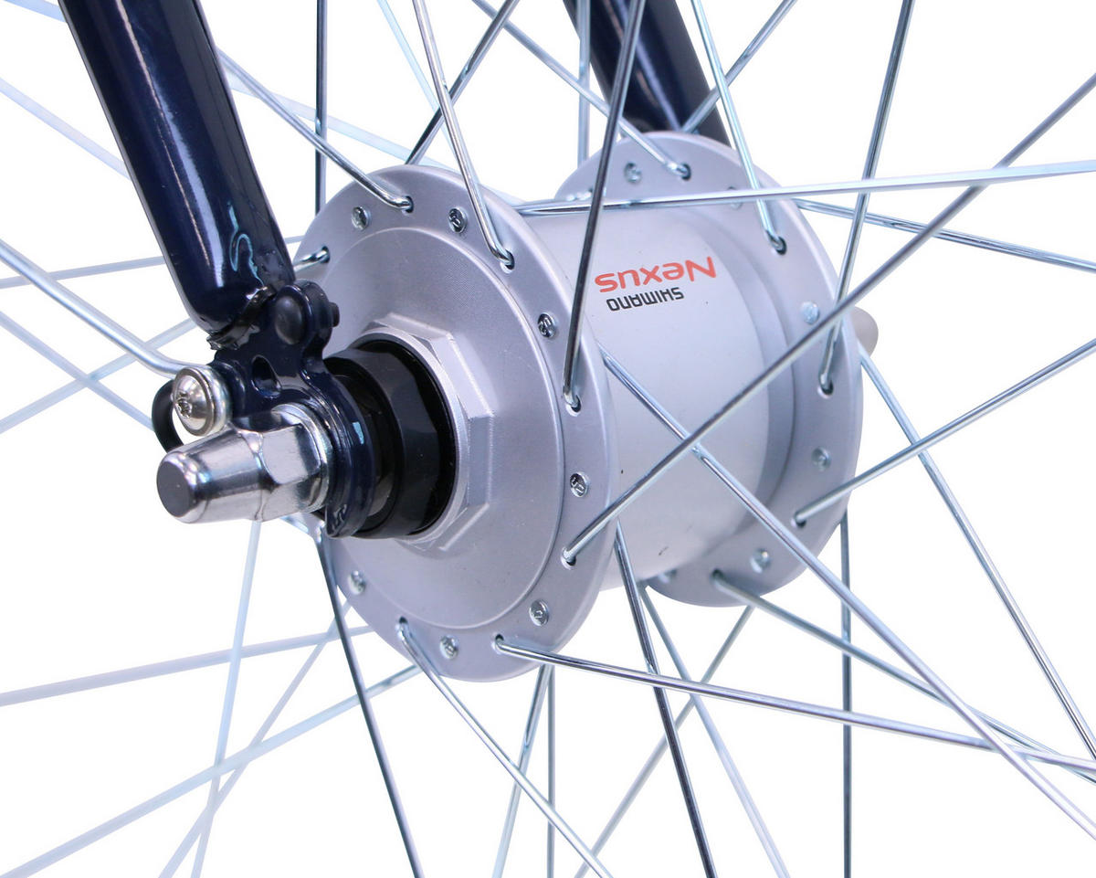 CITYBIKE Citytrek Easy Blue Gent 7 Gang 28 Zoll Größe: 55cm - Blau, Metall (55cm) - Hawk Bikes